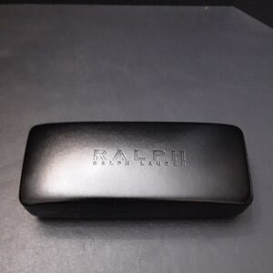 Ralph Lauren Women's Rectangular Black Sunglasses Case.